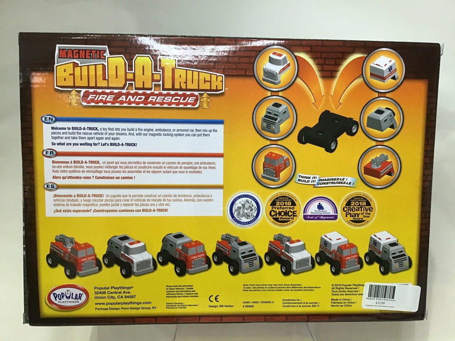 Magnetic Build a truck rescue