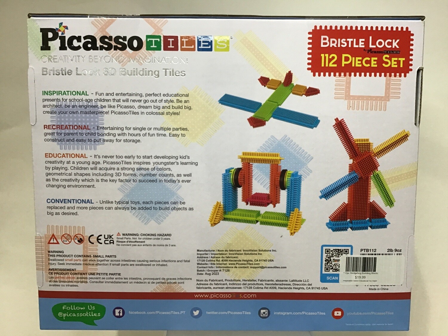 112pc Hedgehog Building Blocks