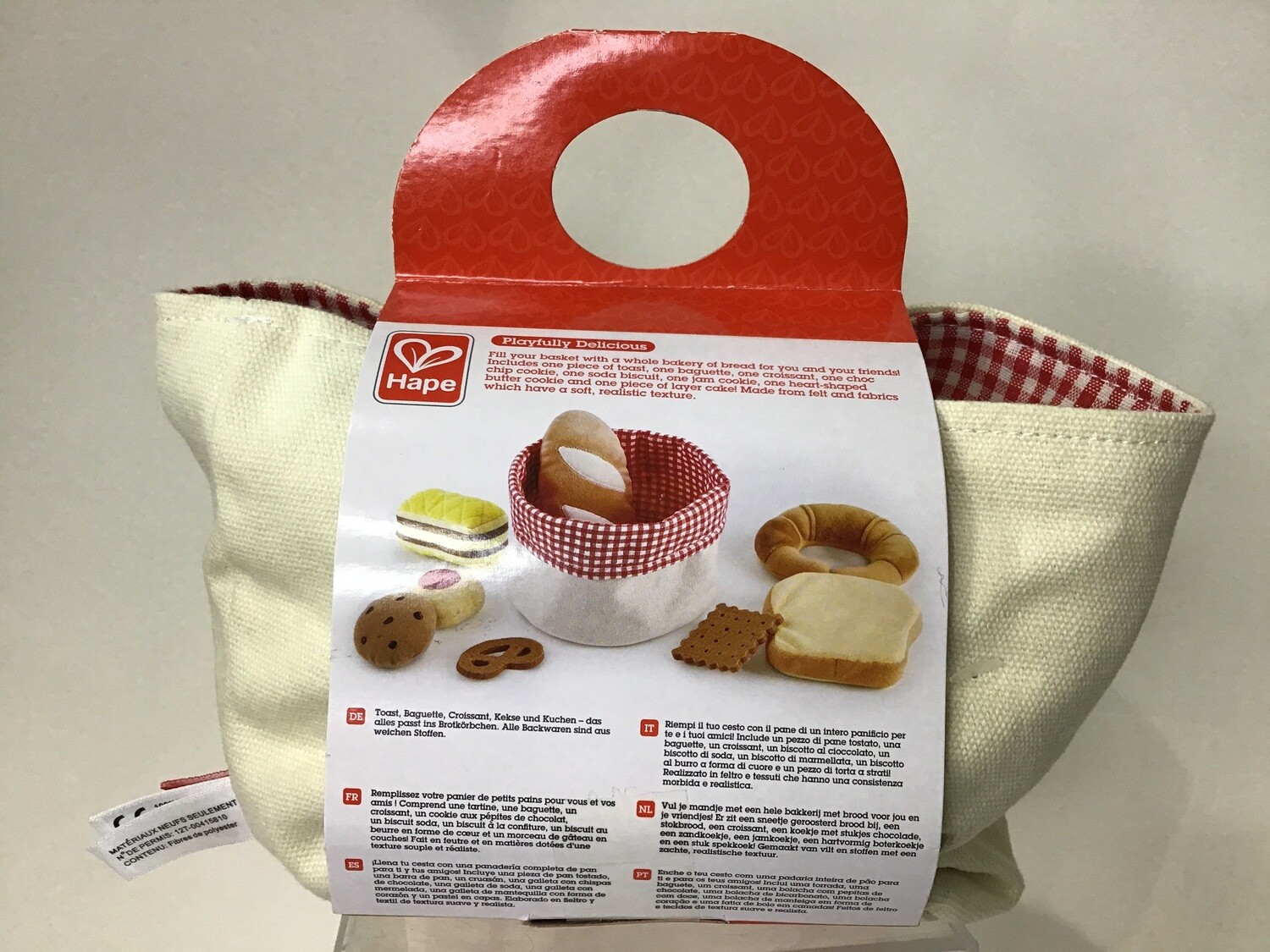Toddler Bread basket.