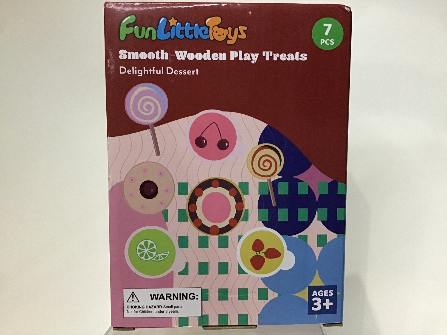 8pcs Wooden Dessert Play Set