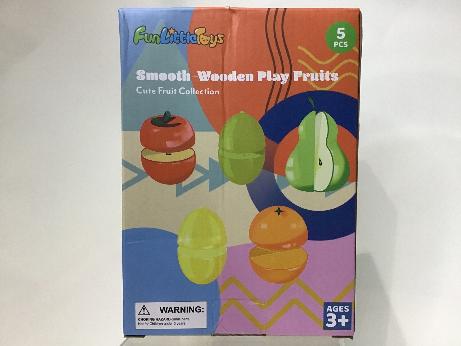 11 pcs wooden pretend cutting play food toy