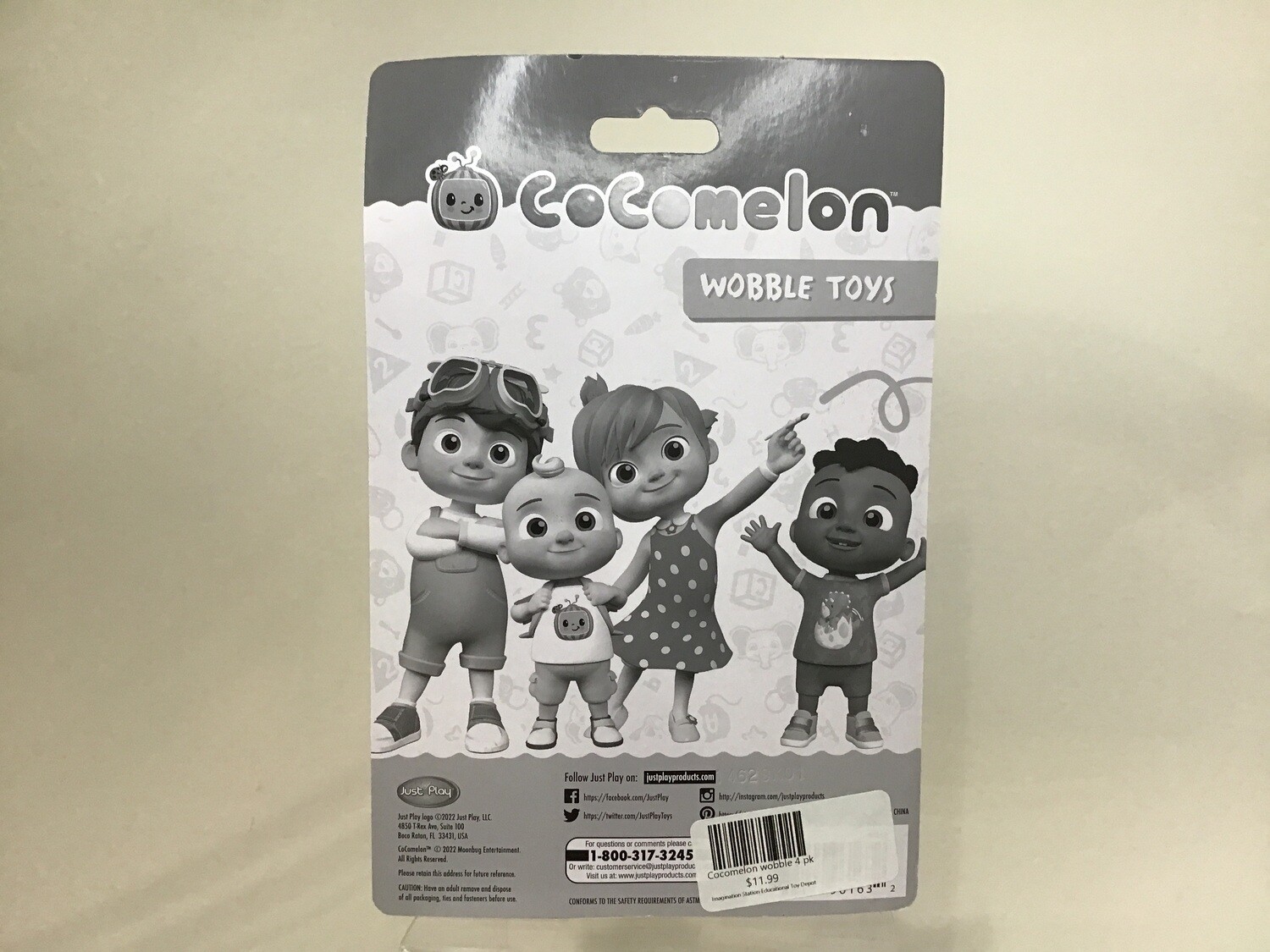 Cocomelon wobble 4 pk
