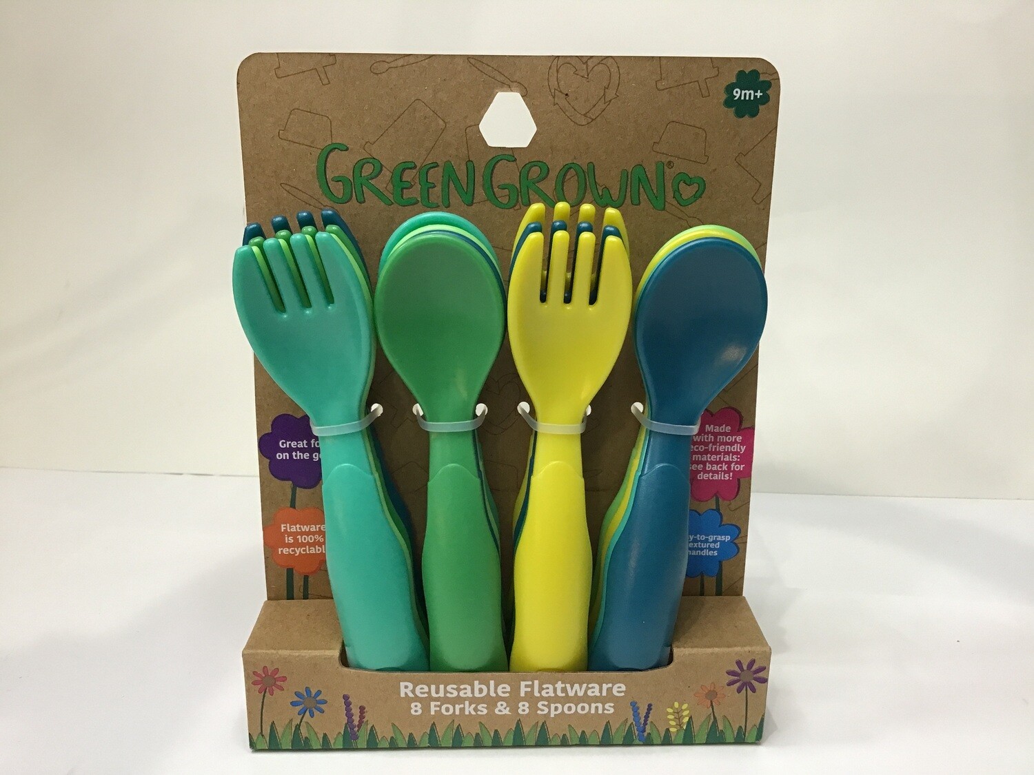 Green Grown-Flatware