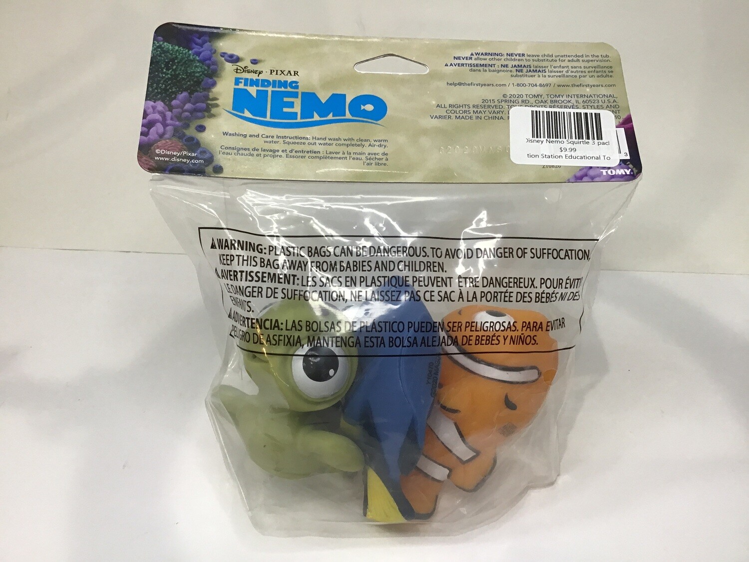 Disney Nemo Squirtle 3 pack