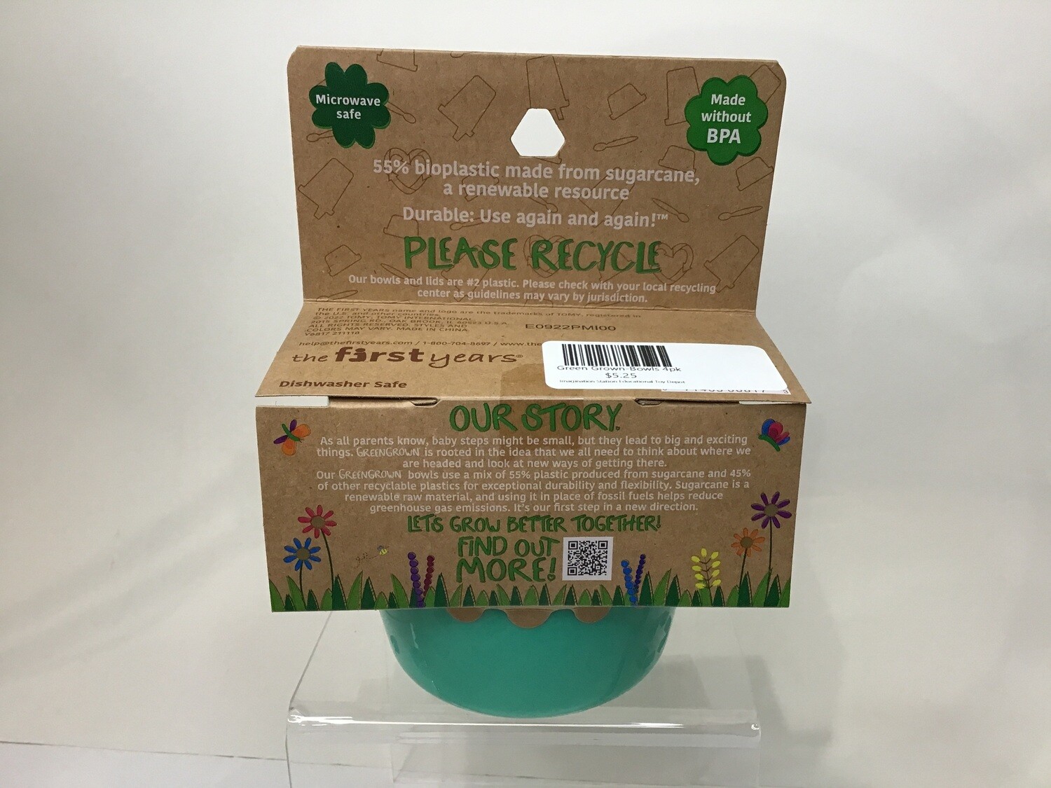 Green Grown-Bowls 4pk