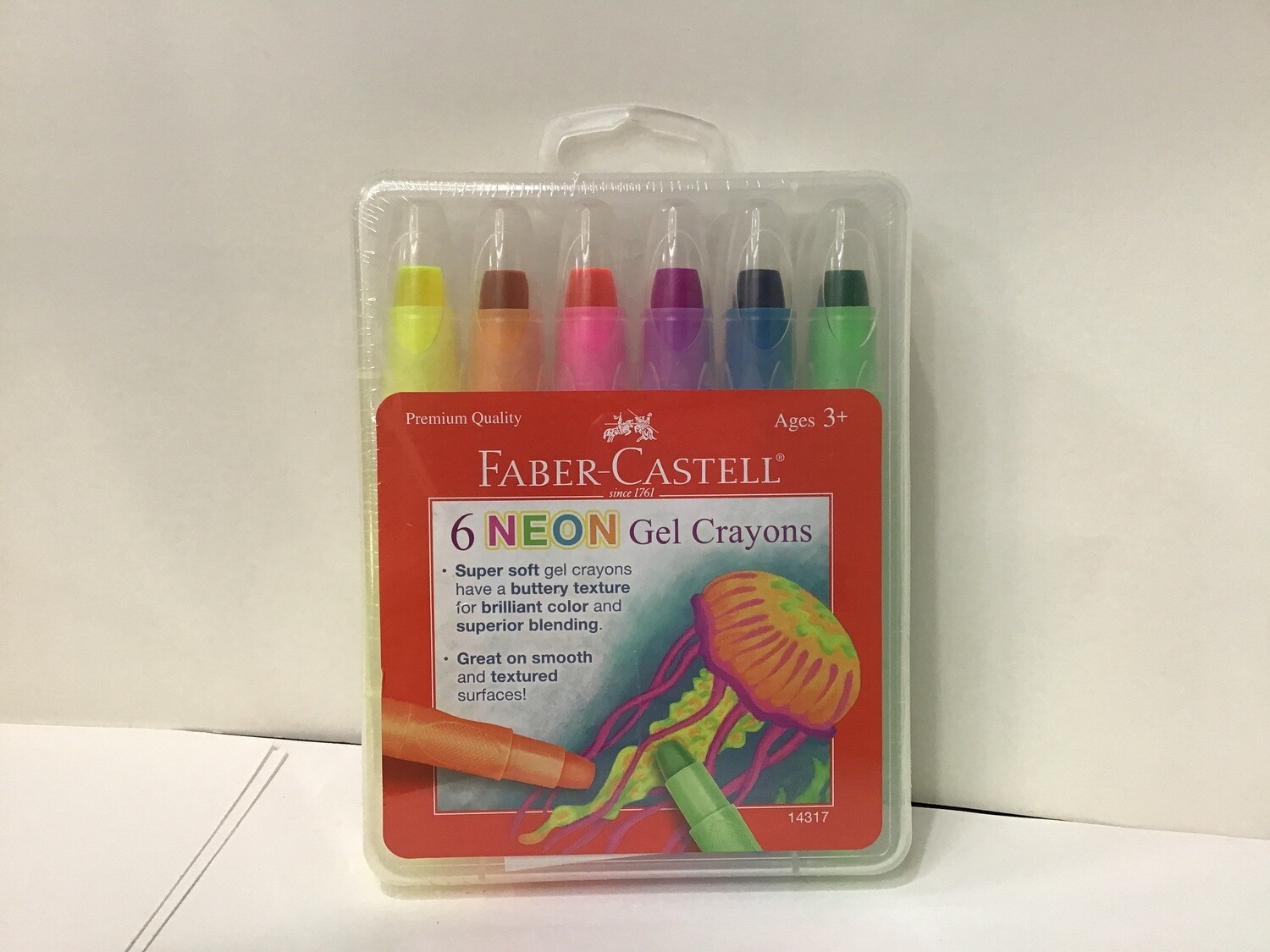 6ct Neon Gel Crayons