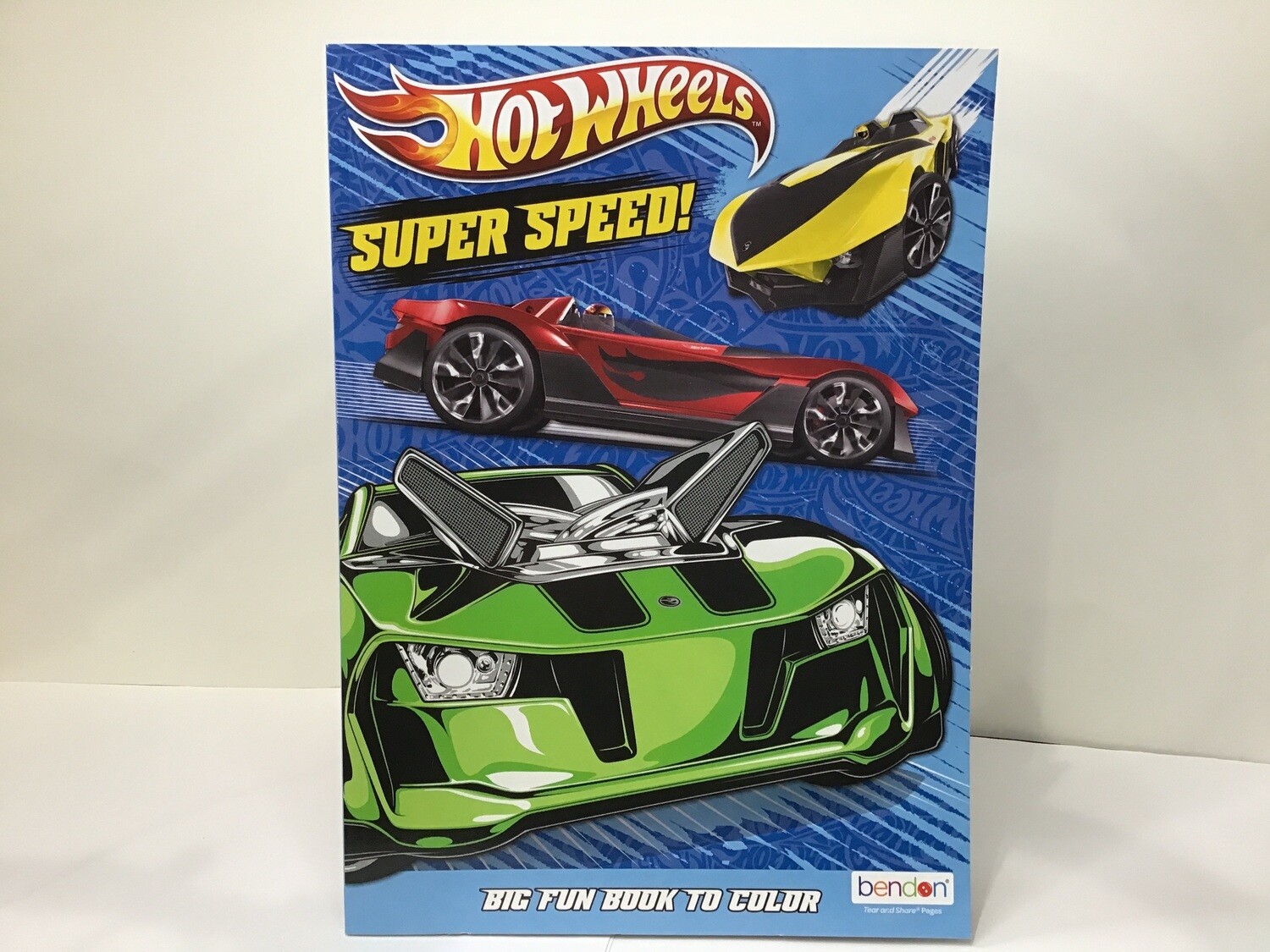 Hot Wheels Coloring Book