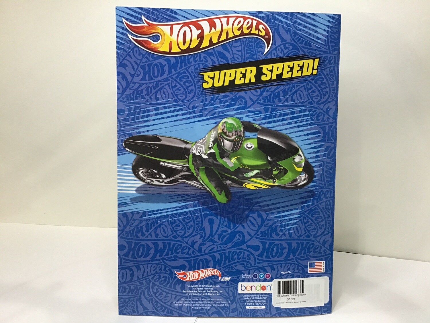 Hot Wheels Coloring Book