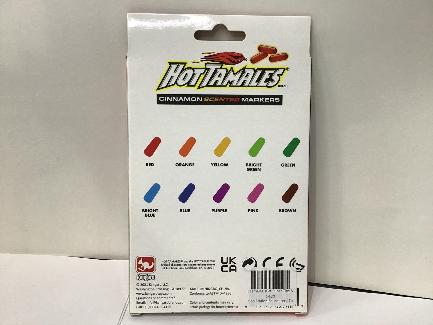 Hot Tamales 10ct Super Tips Markers