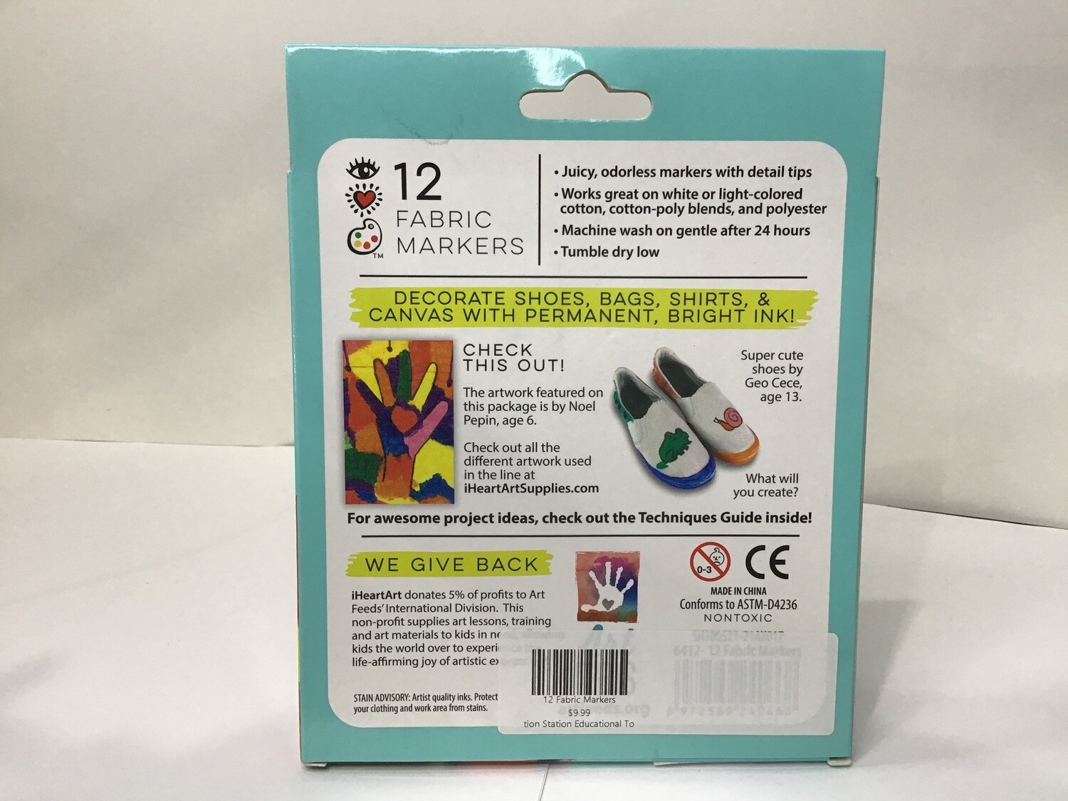 12 Fabric Markers