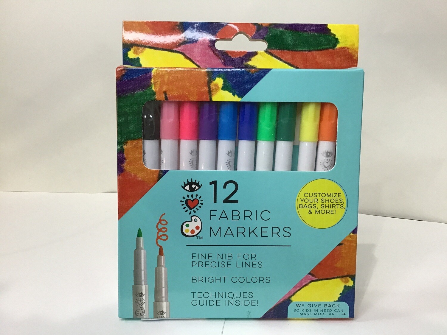 12 Fabric Markers