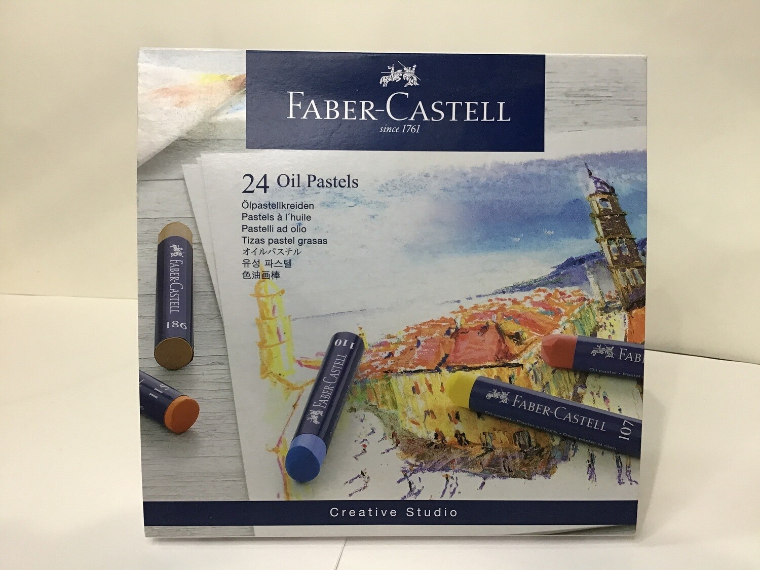 Oil Pastel Crayon cardboard Box 24ct