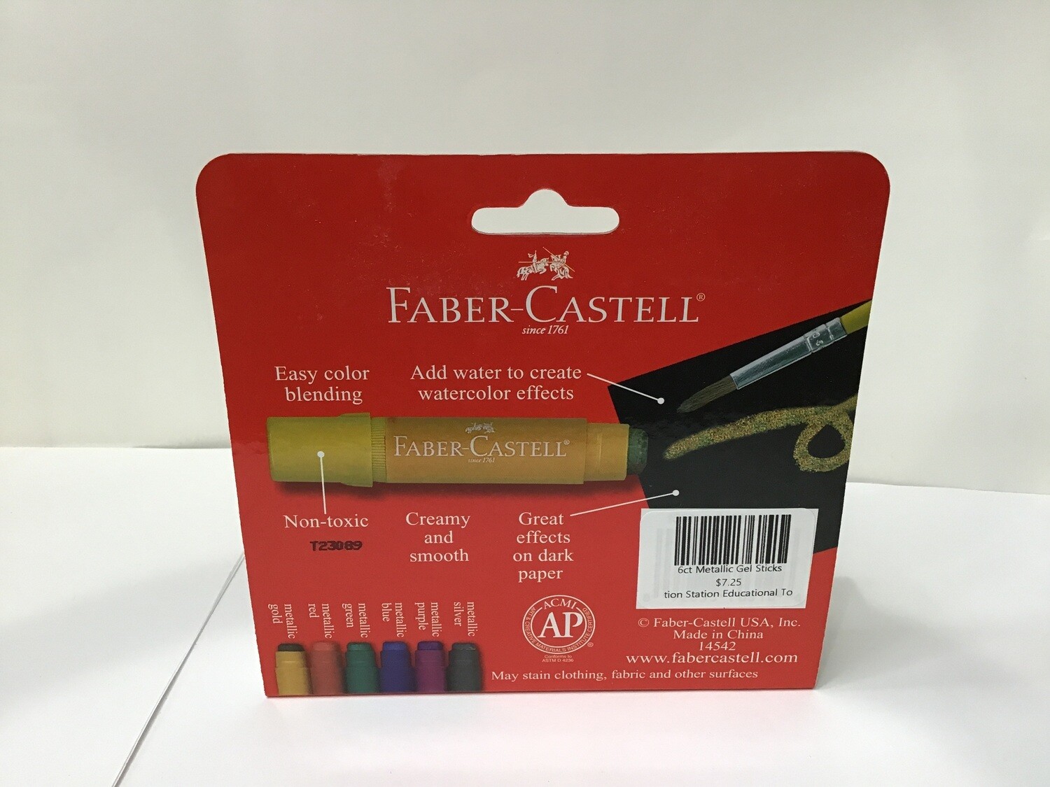 6ct Metallic Gel Sticks