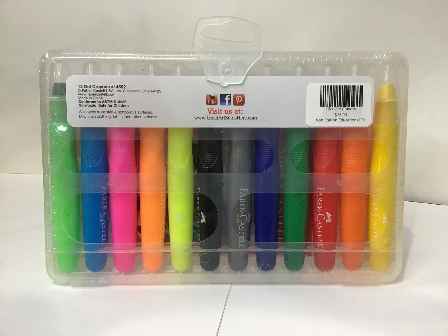 12ct Gel Crayons