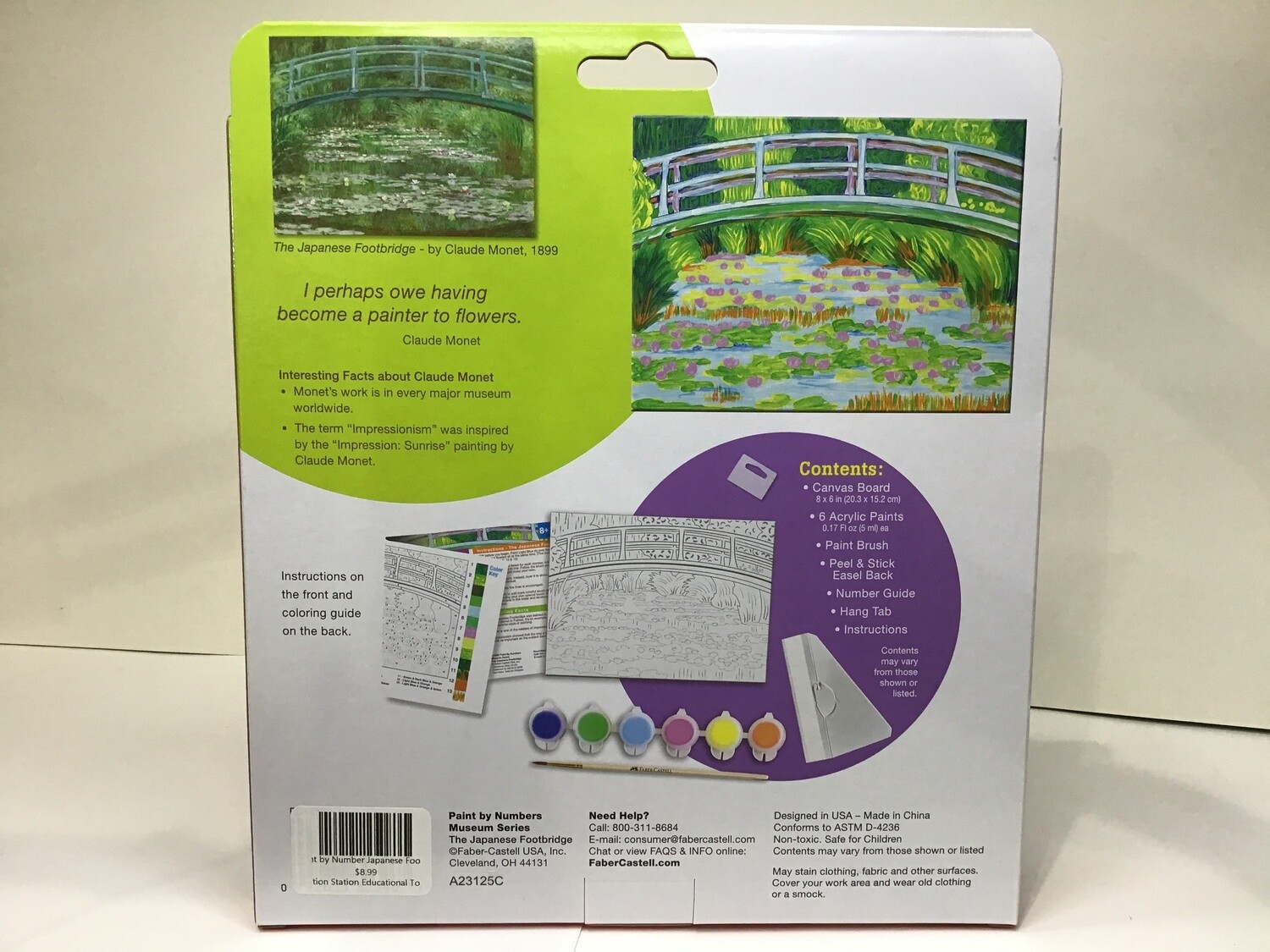 Paint by Number Japanese Footbridge