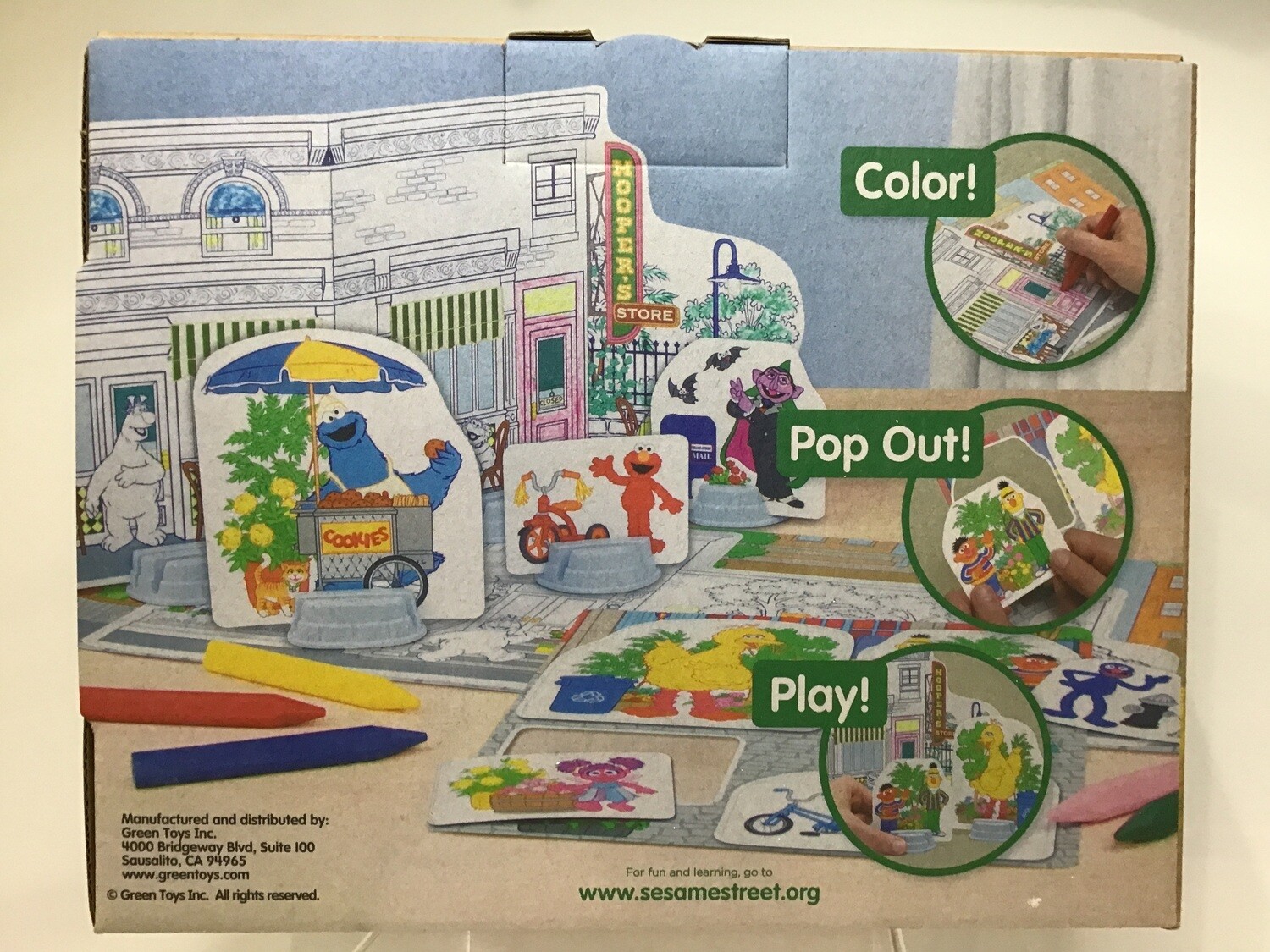 Sesame Street Neighborhood Coloring Set