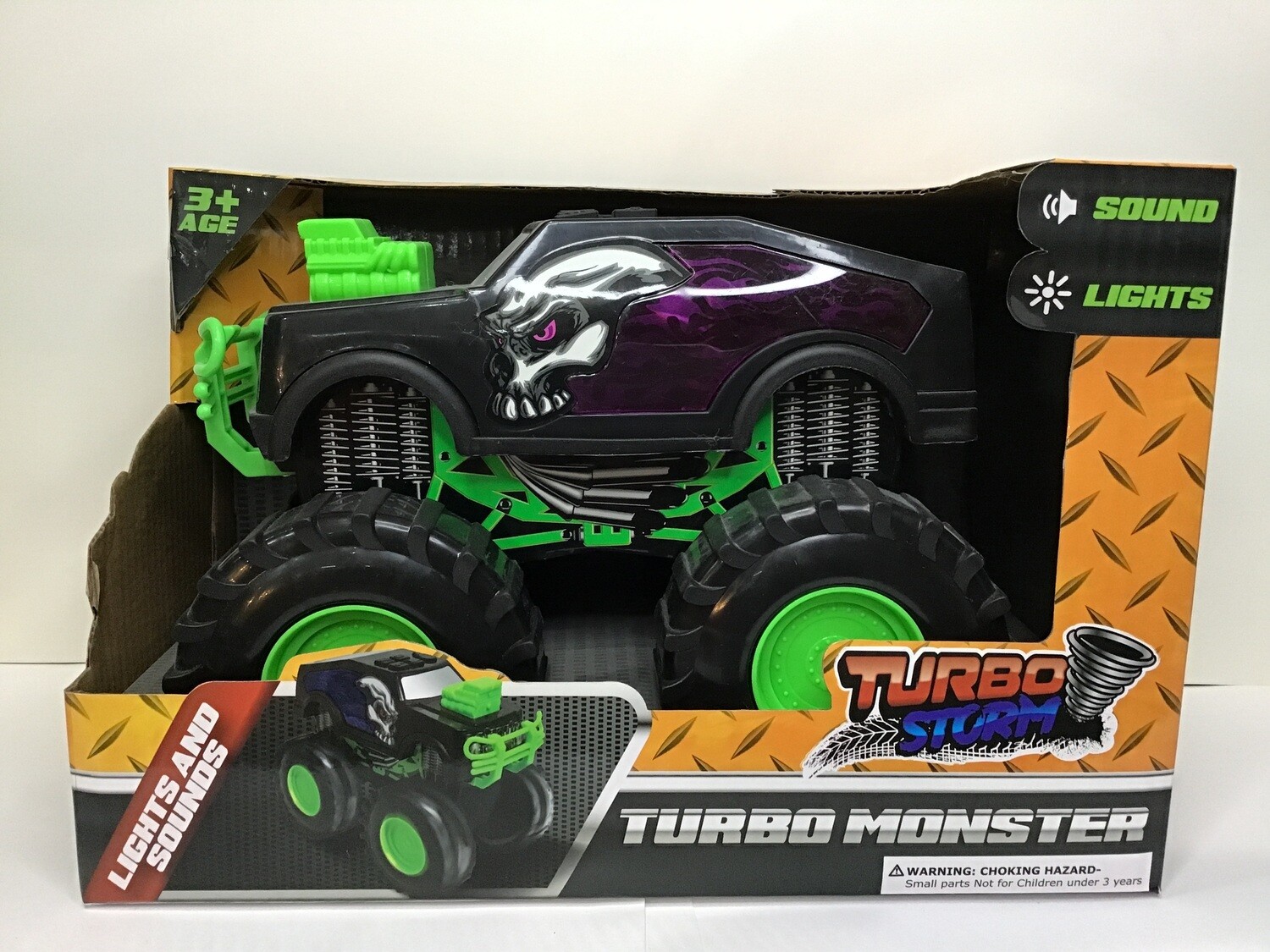 Turbo storm monster truck w/light/sound