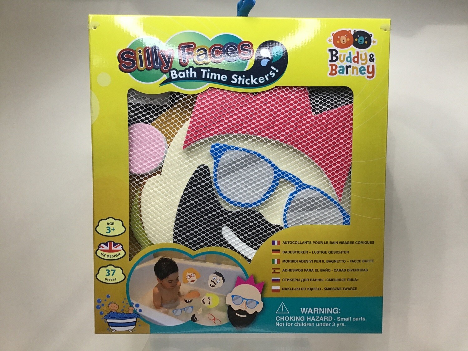 Bath Time Stickers Silly Faces