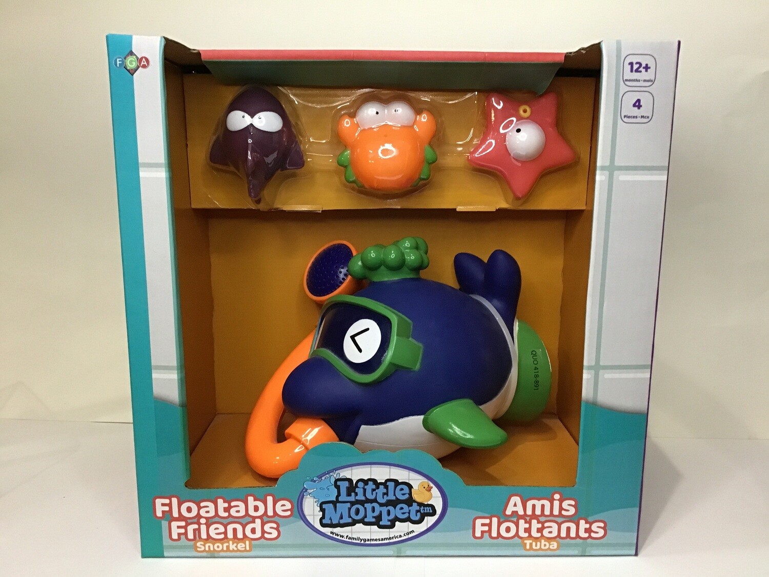 Bathtub Floatable Snorkel Fish