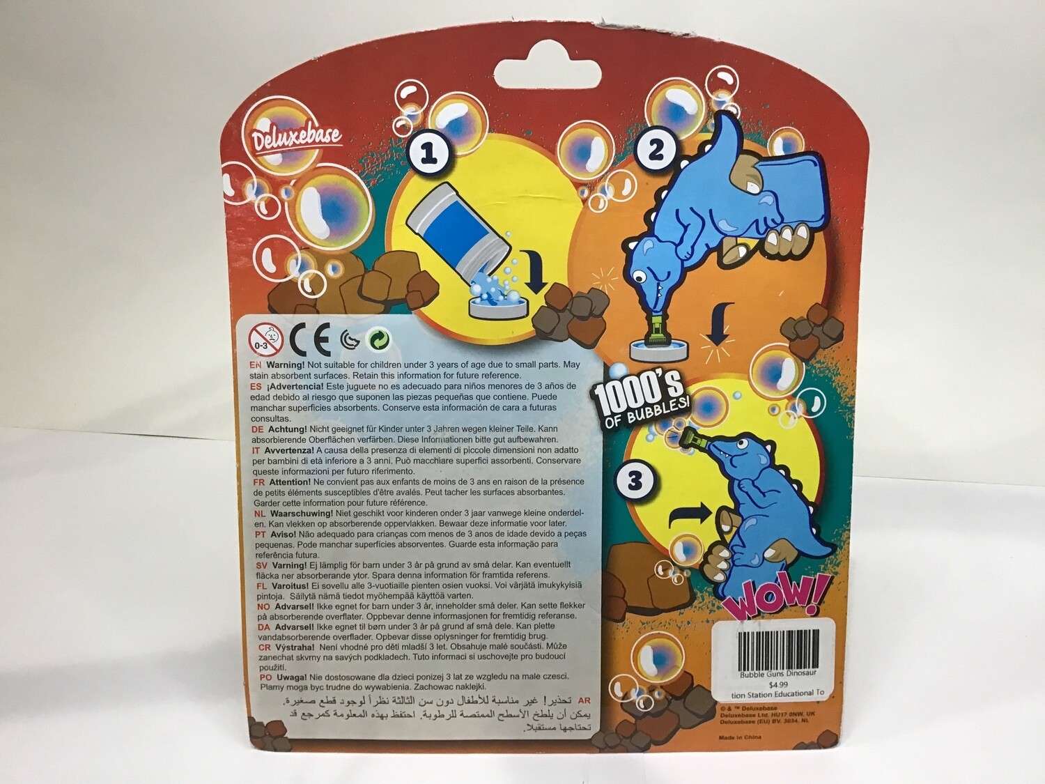 Bubble Guns Dinosaur