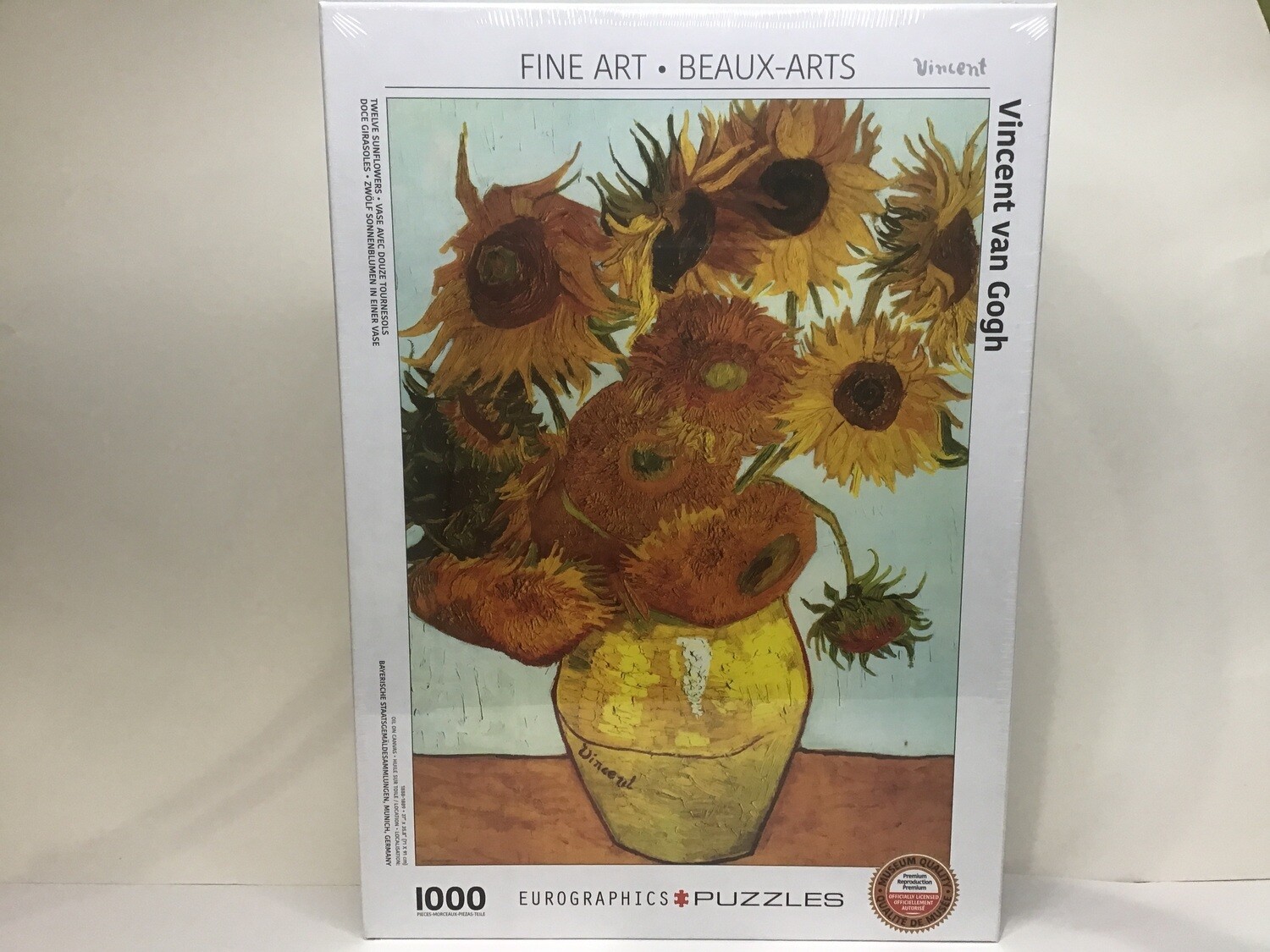 Twelve Sunflowers