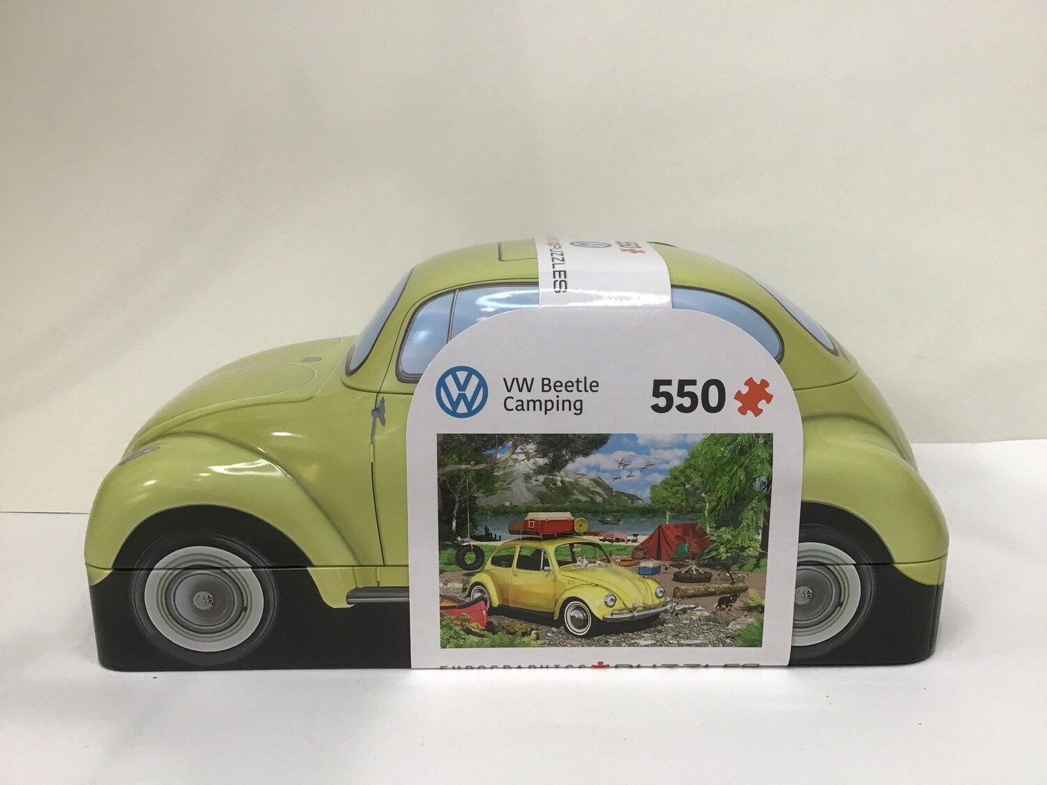 VW Beetle Camping Tin