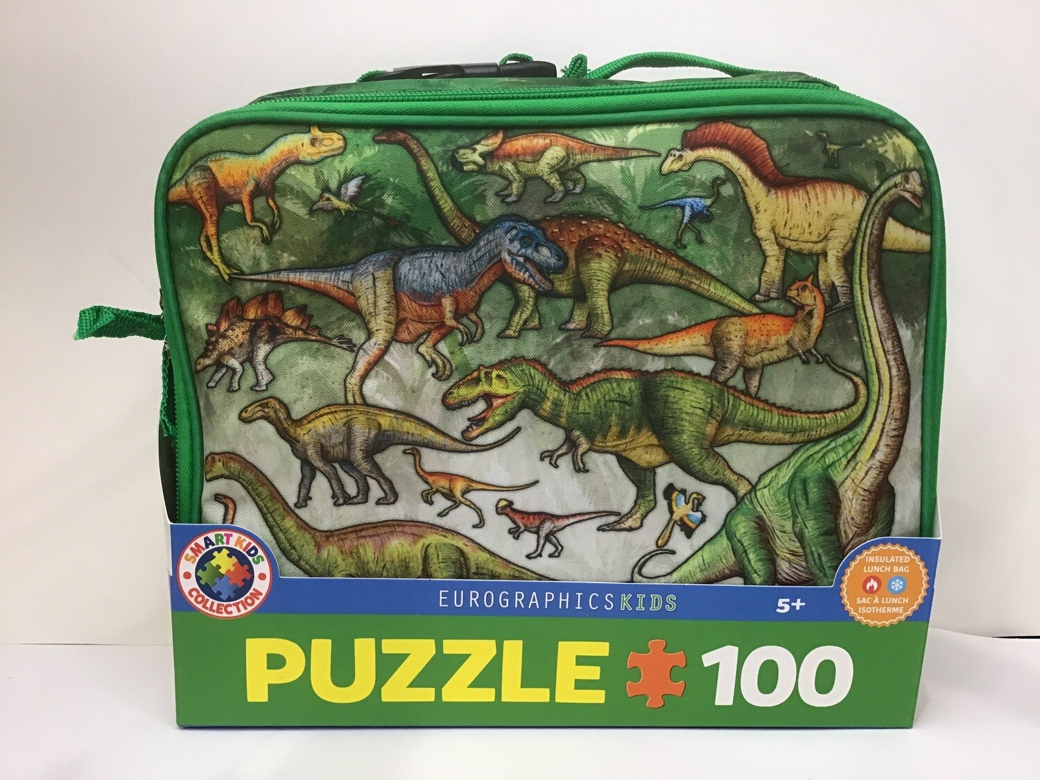 Dino Puzzle Lunch Bag