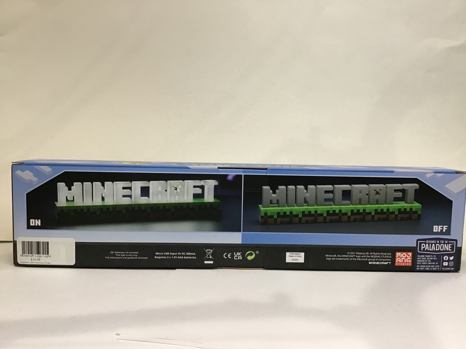 Minecraft Logo Light
