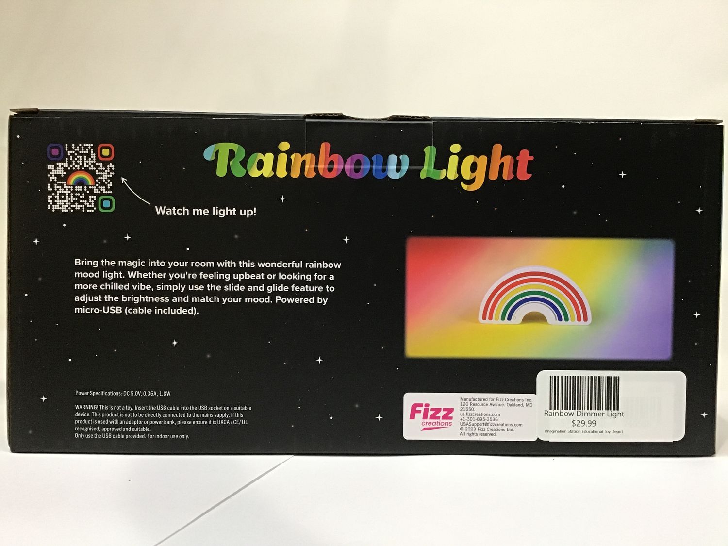 Rainbow Dimmer Light