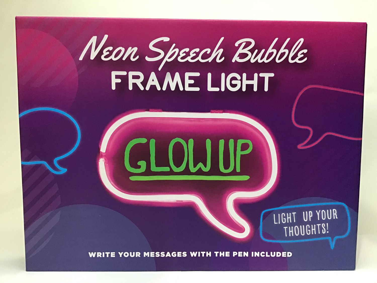 Neon Speech Bubble Light