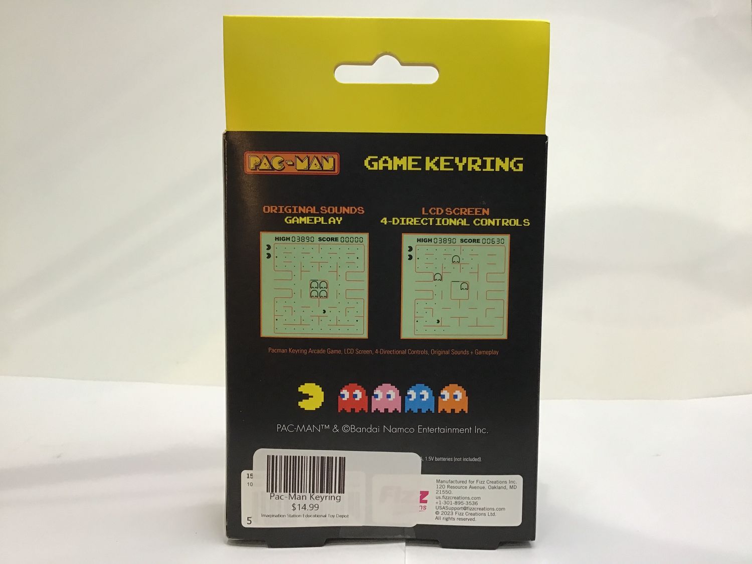 Pac-Man Keyring