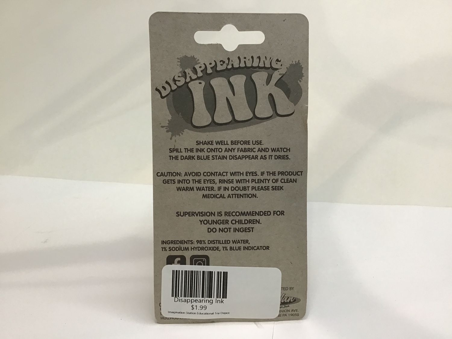 Disappearing Ink