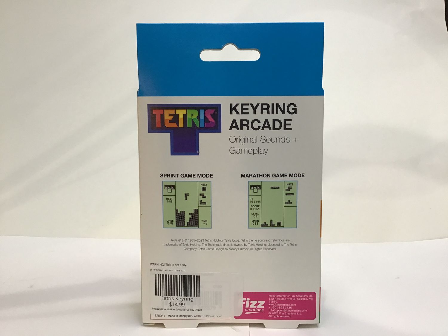 Tetris Keyring