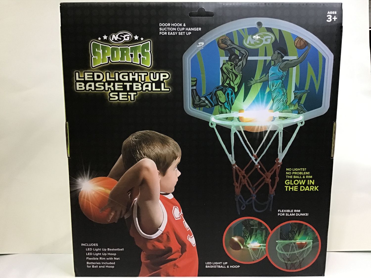 LED Light Up Basket Ball Set