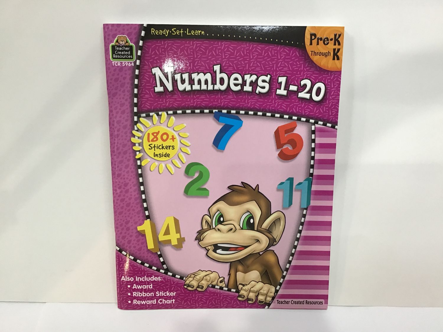 Ready: Numbers 1-20 Pre-K
