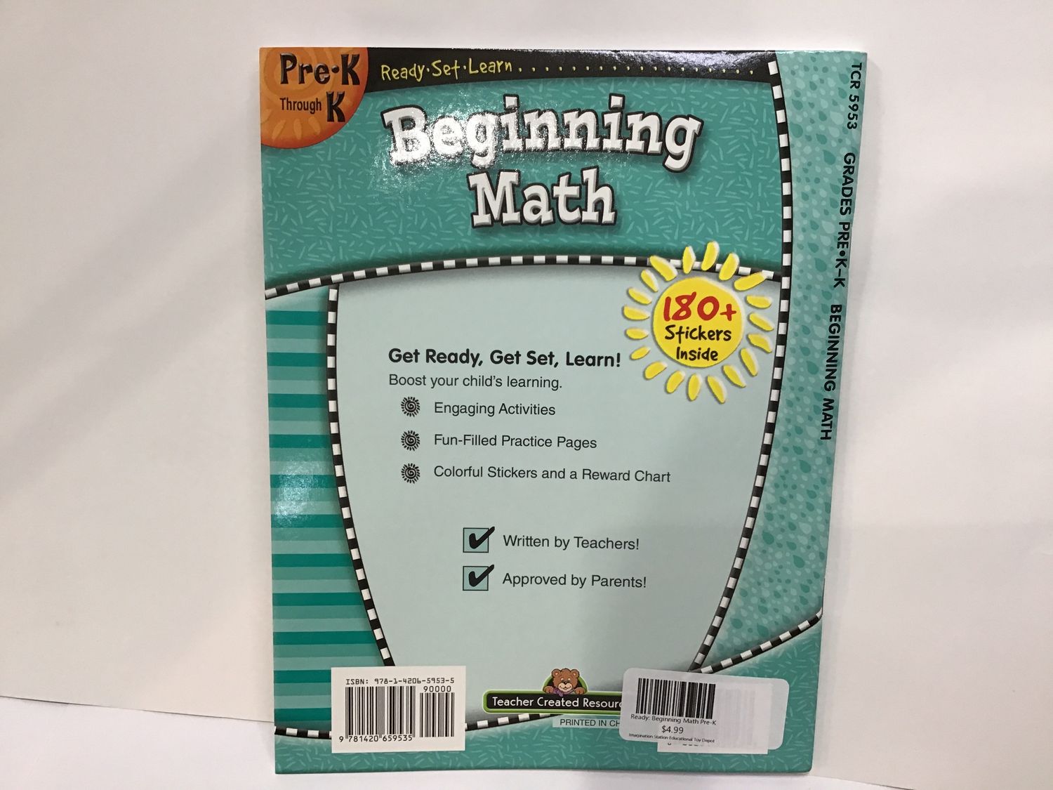 Ready: Beginning Math Pre-K
