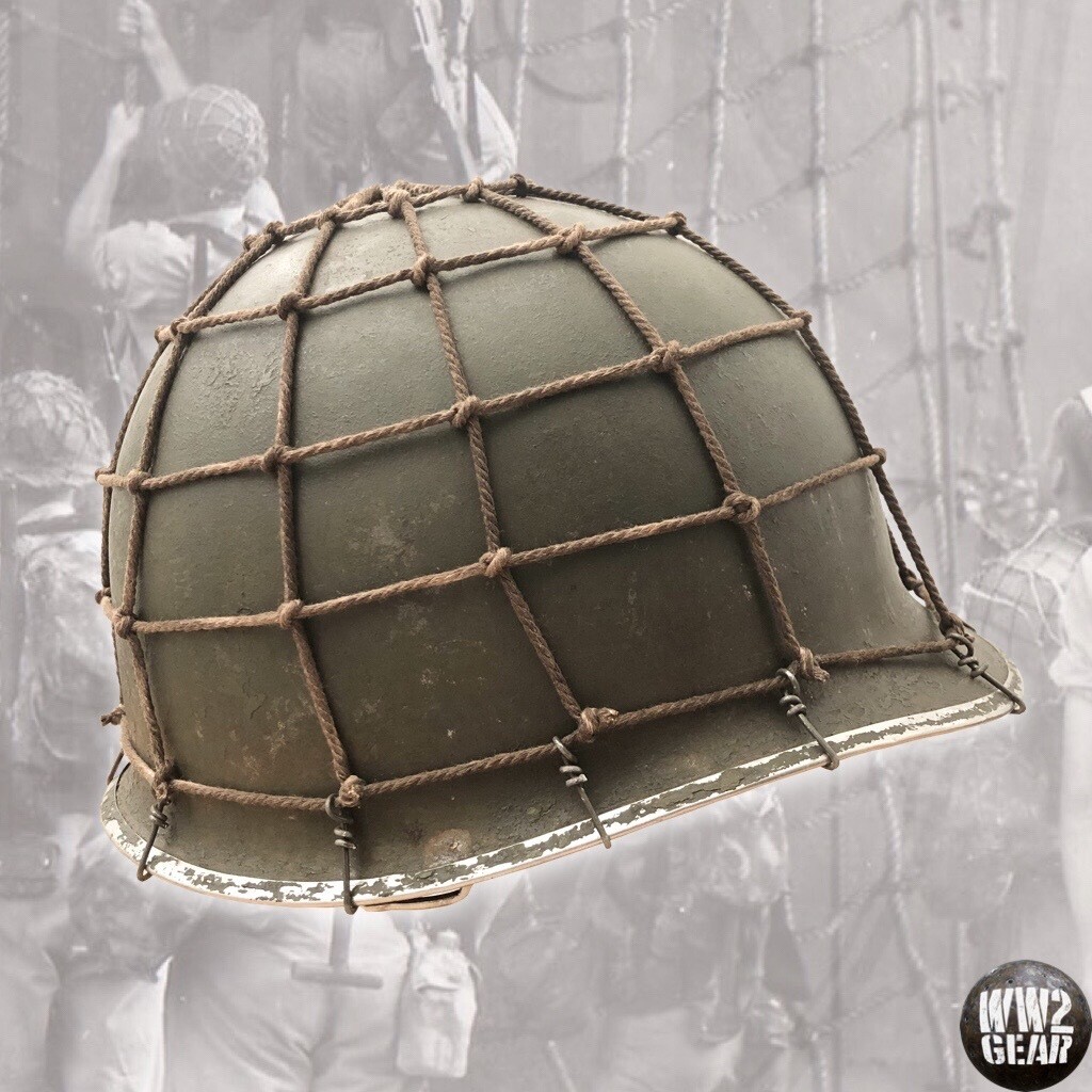 WW2 US Army Helmet Net (Hooked)