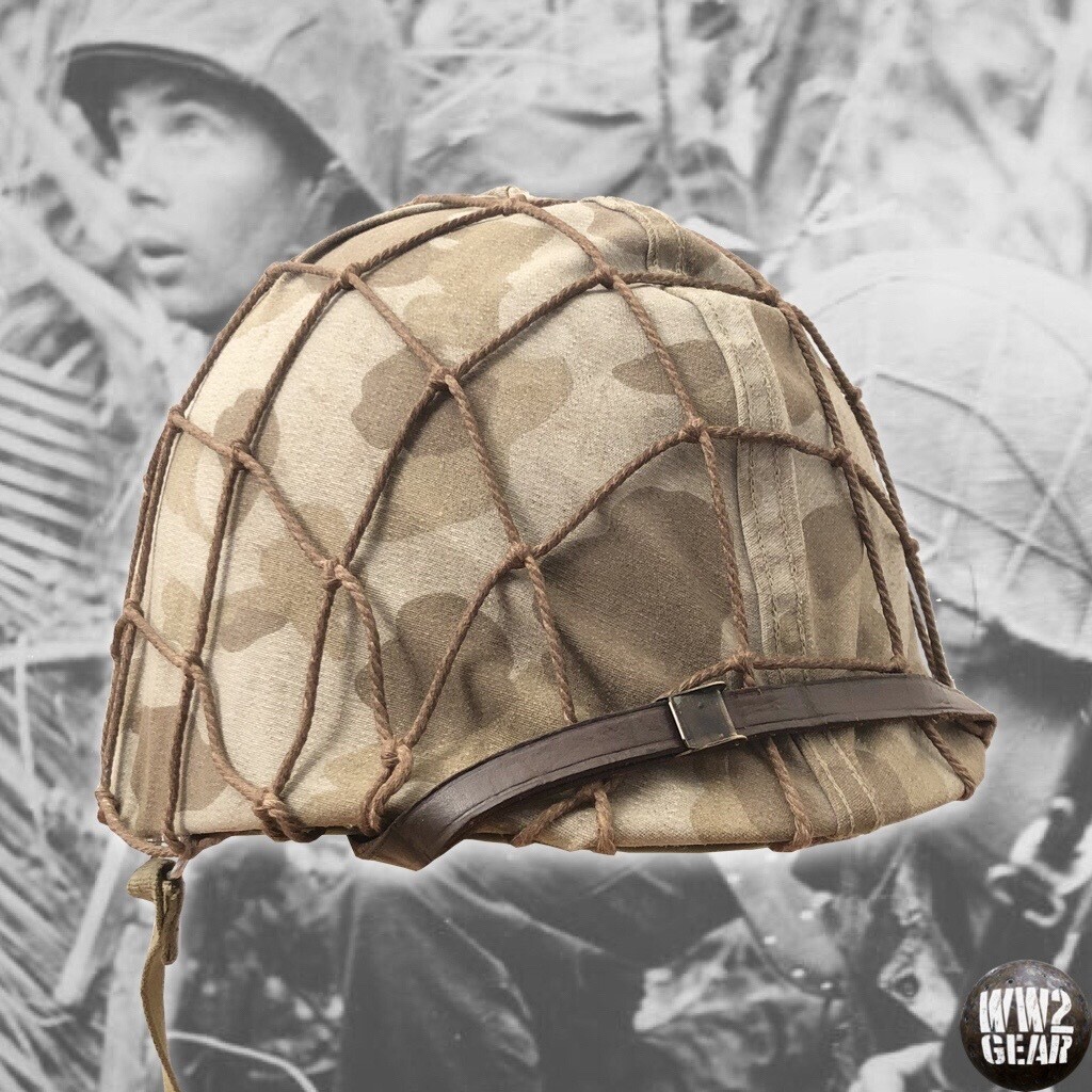 WW2 US Army / USMC Helmet Net (2" Square)