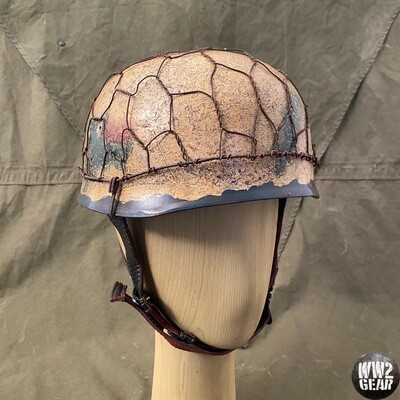 WW2 German Paratrooper Fallschirmjäger Chicken Wire Helmet Cover (repro n°15)