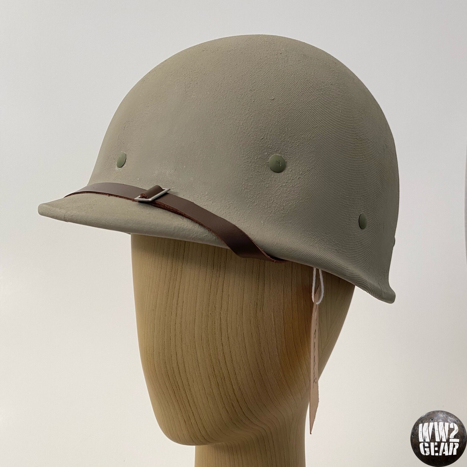 WW2 US Hawley Fibre Liner with Rayon bing (reproduction) "Peleliu"
