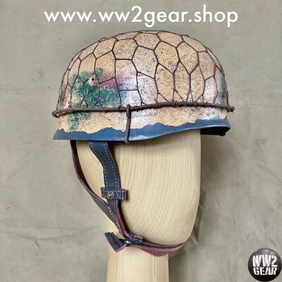 WW2 German Paratrooper Fallschirmjäger Chicken Wire Helmet Cover (repro n°20)