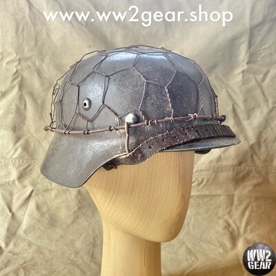 WW2 German Stahlhelm Chicken Wire Helmet Cover (repro n°21)