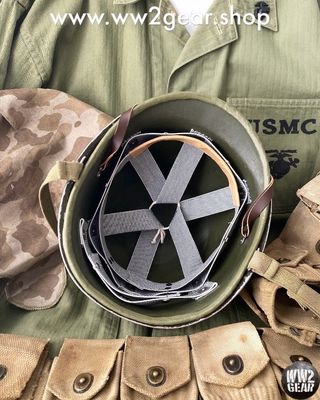  US WW2 WWII Hawley Fibre Liner Helmet M1 Reproduction Resin Reenactment
