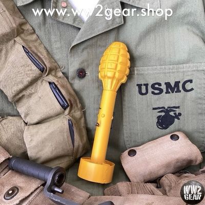 US WW2 M17 Rifle Grenade - Yellow (Metal Reproduction)
