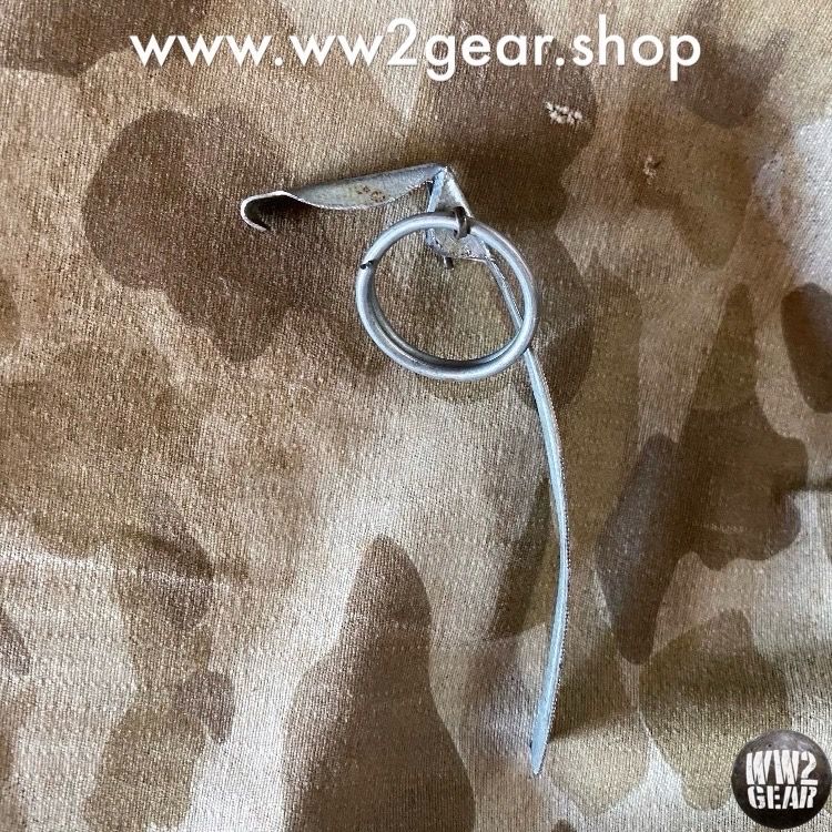 US WW2 MKII Pineapple Frag Grenade Spoon + Ring Set (Metal Reproduction #2)