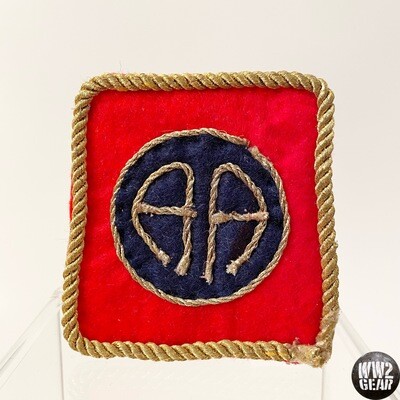 WW1 / 1920s US 82nd Airborne Handmade Shoulder Patch (reproduction) WW1 / 1920s US 82nd Airborne Handmade Shoulder Patch (reproduction)