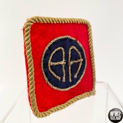 WW1 / 1920s US 82nd Airborne Handmade Shoulder Patch (reproduction)