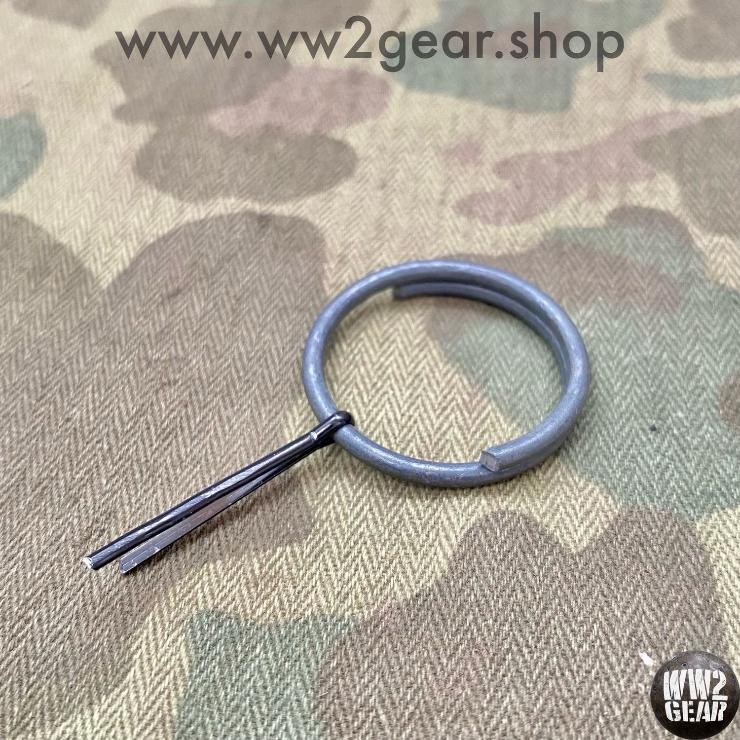 US WW2 MKII Grenade Ring + Pin (Metal Reproduction)