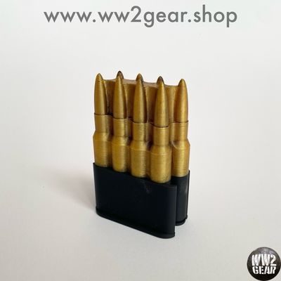 US WW2 M1 Garand En-Bloc Clip (Film Prop / Bandoleer &amp; Cartridge Belt Filler)