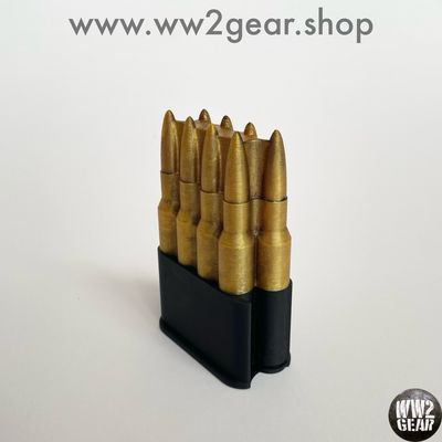 US WW2 M1 Garand En-Bloc Clip (Film Prop / Bandoleer & Cartridge Belt Filler)